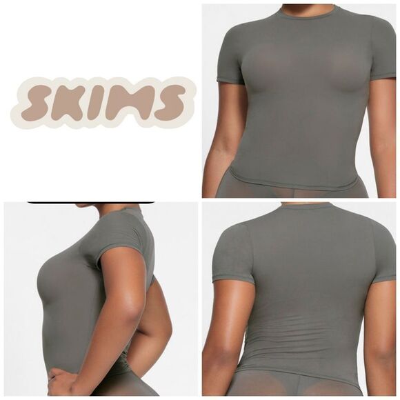 Lululemon fits everybody T-shirt Gunmetal‎ Gray NWT XXS - Picture 1 of 5